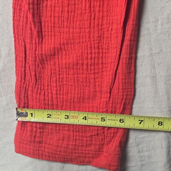Saturday Sunday Anthropologie Isabel‎ Tie Front Jumpsuit Red Sleeveless Women XS - Picture 7 of 16
